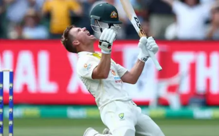 David Warner Makes History in Farewell Series, Surpassing Rohit Sharma and Steve Waugh's Records in AUS vs PAK