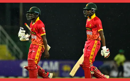 Sri Lanka's ODI Opener Against Zimbabwe Washed Out by Rain