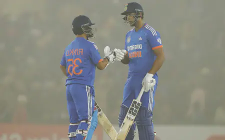 Shivam Dube's Stellar Performance Guides India to Victory in Cold T20I Opener Against Afghanistan