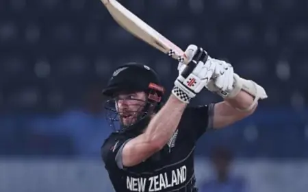 New Zealand Triumphs Over Pakistan by 46 Runs in 1st T20I