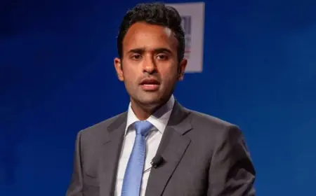 Vivek Ramaswamy Exits Presidential Race, Endorses Trump Following Lowa Victory