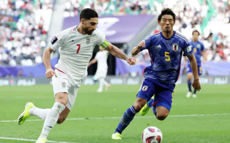 Japan's Luck Runs Out, Falls to Iran in Asian Cup Quarterfinals