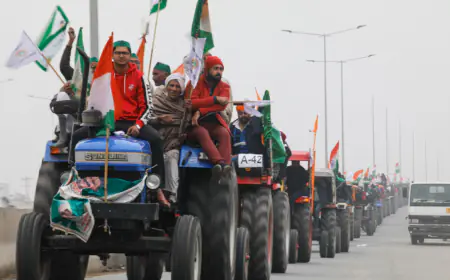 Punjab-Haryana Border Locked Down As Farmers Prepare For March; Internet Services Suspended