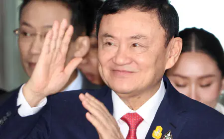 Former Thai Prime Minister Set to Be Freed from Prison Tomorrow, February 18th