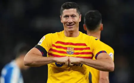 Lewandowski Secures Barcelona Victory Against Celta Vigo In La Liga