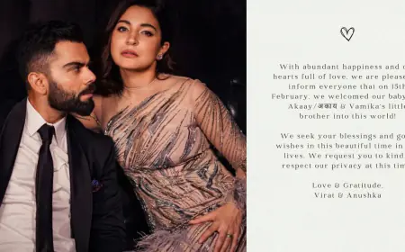 Anushka Sharma And Virat Kohli Welcome Baby Boy Akaay, Share Joyful News on Social Media!