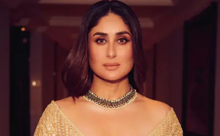 Kareena Kapoor Stuns In A Golden Lehenga At Dadasaheb Phalke Award, Exuding Elegance & Charm Effortlessly