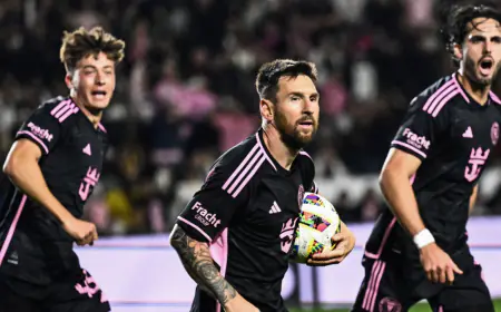 Lionel Messi's Late Goal Secures 1-1 Draw For Inter Miami Against LA Galaxy In MLS