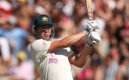 Cameron Green Accelerates To Second Test Century, Reaching 100 In Just 46 Balls In New Zealand vs Australia Clash
