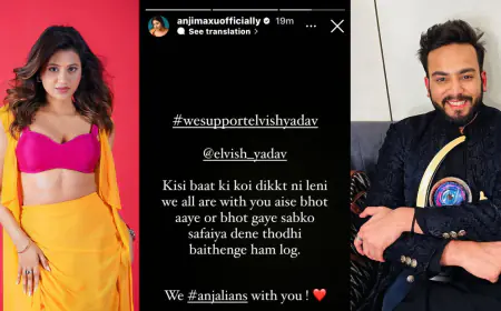 Elvish Maxtern Controversy: Lockupp Star Anjali Arora Affirms Support for Elvish Yadav Amidst Backlash