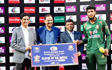 Bangladesh Clinches Series 2-1, Defeating Sri Lanka By 4 Wickets In Thrilling 3rd ODI Showdown