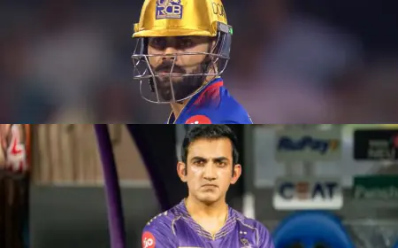 Virat Kohli And Gautam Gambhir Reconcile Differences With A Hug During Their IPL Encounter