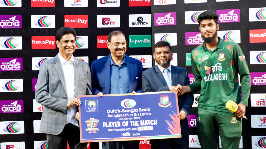 Bangladesh Clinches Series 2-1, Defeating Sri Lanka By 4 Wickets In Thrilling 3rd ODI Showdown