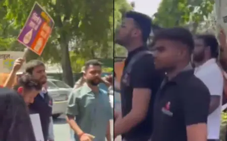 Galgotias University Students Start Protest Without Knowing Why Themselves