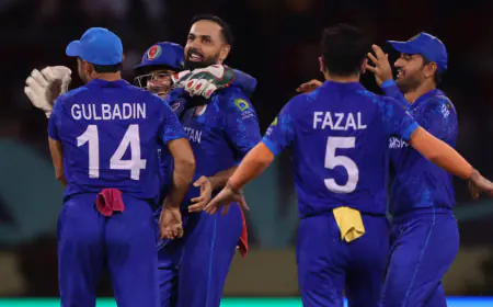 Afghanistan Secured A Massive 84 Run Win Over New Zealand In The ICC T20 World Cup