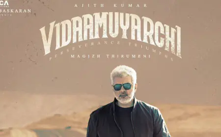 Vidamuyarchi First Look Unveiled, Ajith Kumar's Film To Hit Theaters On Diwali Eve